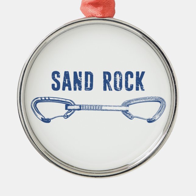 Ornamento De Metal Sand Rock Alabama Escalada Quickdraw (Frente)