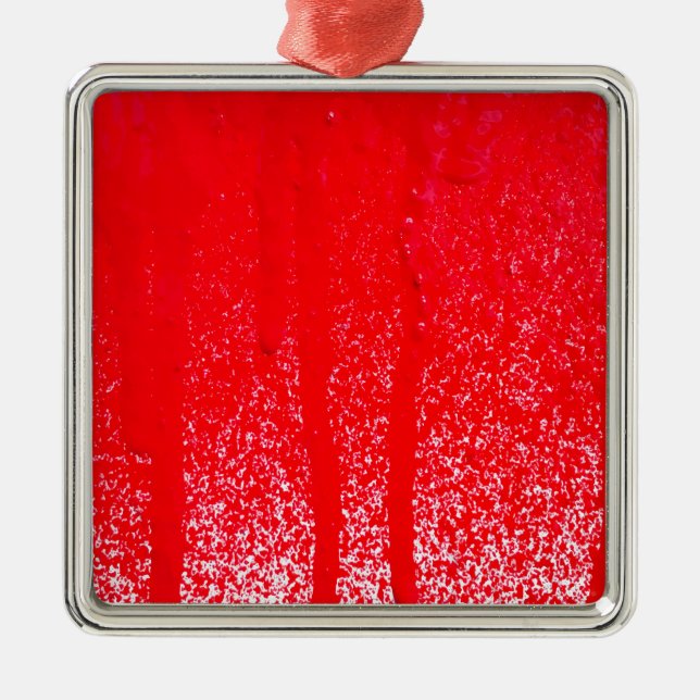Ornamento De Metal sangue derramado (Frente)
