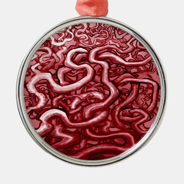 Ornamento De Metal Sangue e intestinos (Frente)