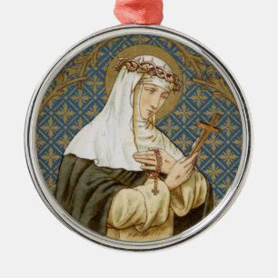 Ornamento De Metal Santa Catarina de Siena (BK 19)