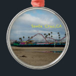 Ornamento De Metal Santa Cruz Califórnia<br><div class="desc">Montanha russa de Santa Cruz CA</div>