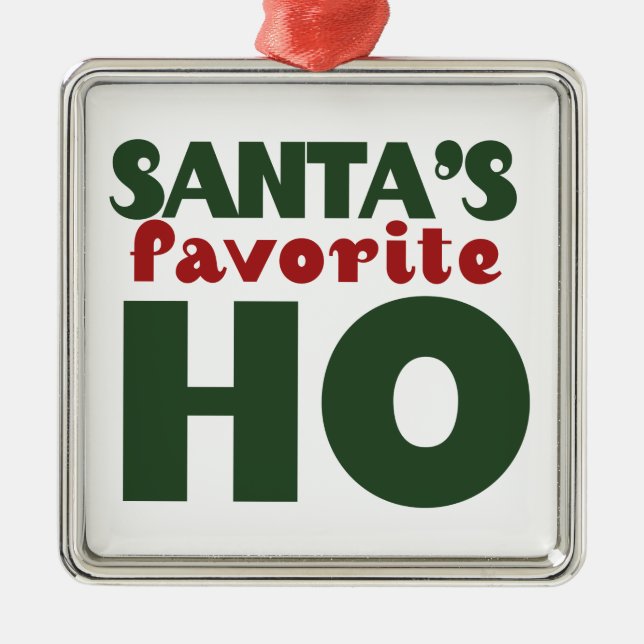 Ornamento De Metal Santas Favoritas HO (Frente)
