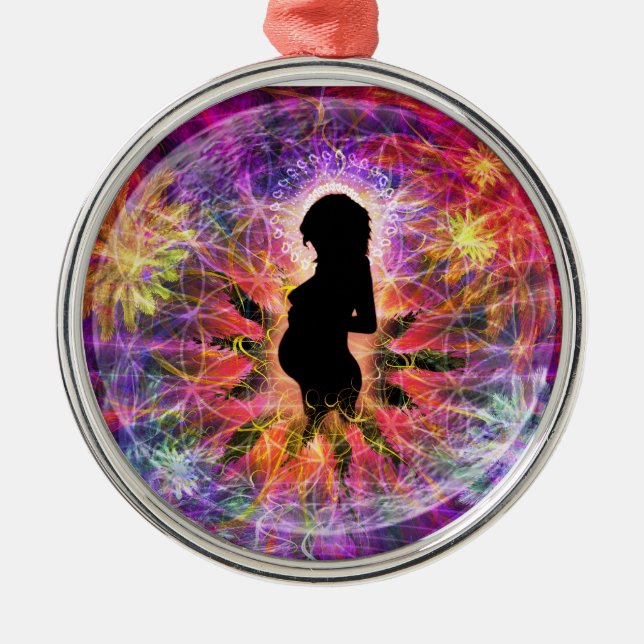 Ornamento De Metal Santidade (Frente)