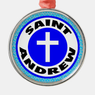 Ornamento De Metal Santo Andrew