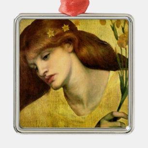 Ornamento De Metal Santo Lily [Sancta Lilias] (por Gabriel Rossetti)