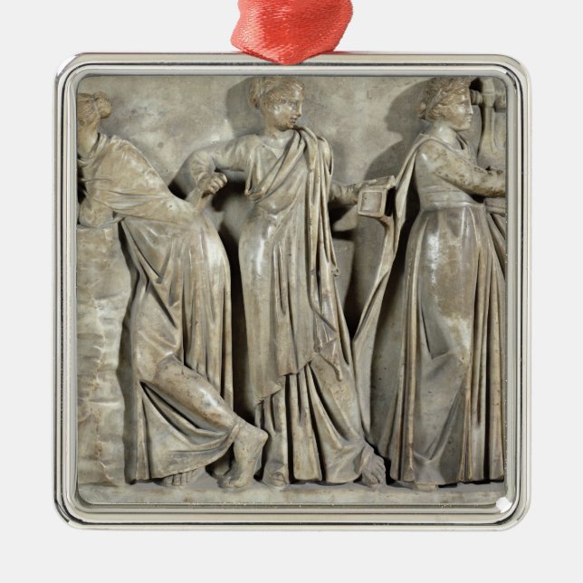 Ornamento De Metal Sarcófago dos musas (Frente)