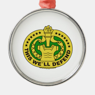 ORNAMENTO DE METAL SARGENTO DE BROCA ENCHIDO