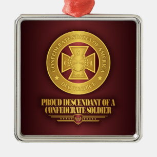 Ornamento De Metal SCH - Descendente orgulhoso