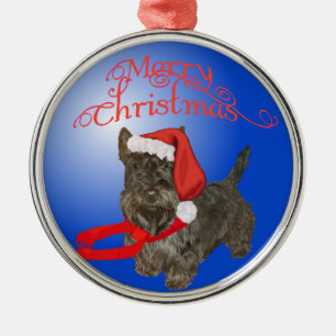 Ornamento De Metal Scottie Dog Ornament