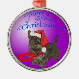 Ornamento De Metal Scottie Dog Ornament