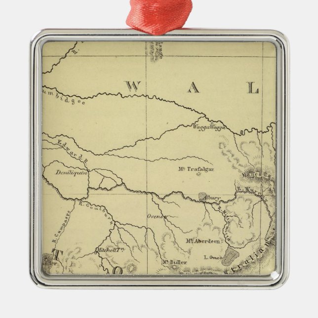 Ornamento De Metal SE Austrália (Frente)