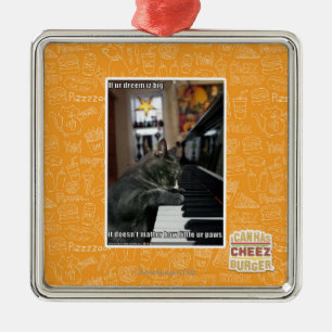 Ornamento De Metal Se o dreem do ur é grande