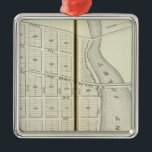 Ornamento De Metal Sea Girt and Primavera Lake Beach, Condado de Monm<br><div class="desc">Sea Girt e Primavera Lake Beach,  Condado de Monmouth,  Nova Jersey. Por Anspach,  F. J. (187) Publicado por ''Phila: Woolman & Rosa''.</div>