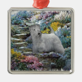 Ornamento De Metal Sealyham Terrier Art
