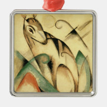 Seated Mythical Animal (por Franz Marc)