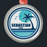 Ornamento De Metal Sebastian Beach Fort Lauderdale Palm Tree Birds<br><div class="desc">Sebastian Street Beach é uma praia popular localizada no coração de Fort Lauderdale,  Estados Unidos. Ele se estende por cerca de 10, 5 km e apresenta uma bela areia branca com água cristalina</div>