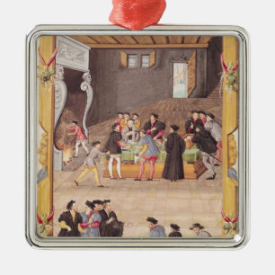 Ornamento De Metal Secretário dos notários e do rei