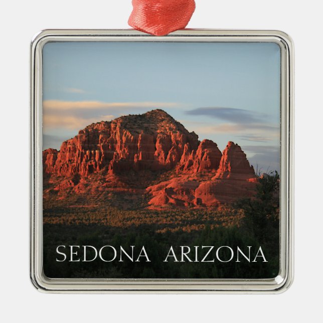Ornamento De Metal Sedona Sunset (Frente)