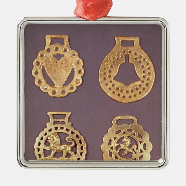 Ornamento De Metal Seleção de bronzes de cavalo (Frente)