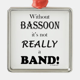 Ornamento De Metal Sem Bassoon - Banda