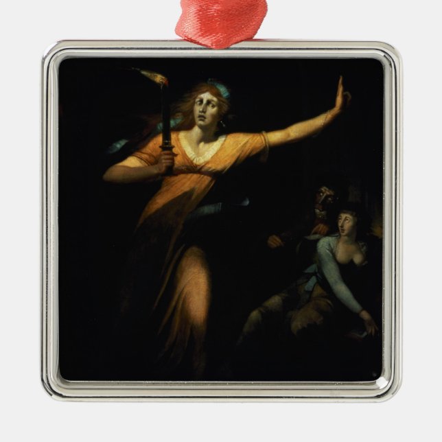 Ornamento De Metal Senhora Macbeth Sleepwalking, 1783 (óleo em (Frente)