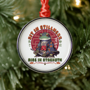 Ornamento De Metal Sente-se em Quietude