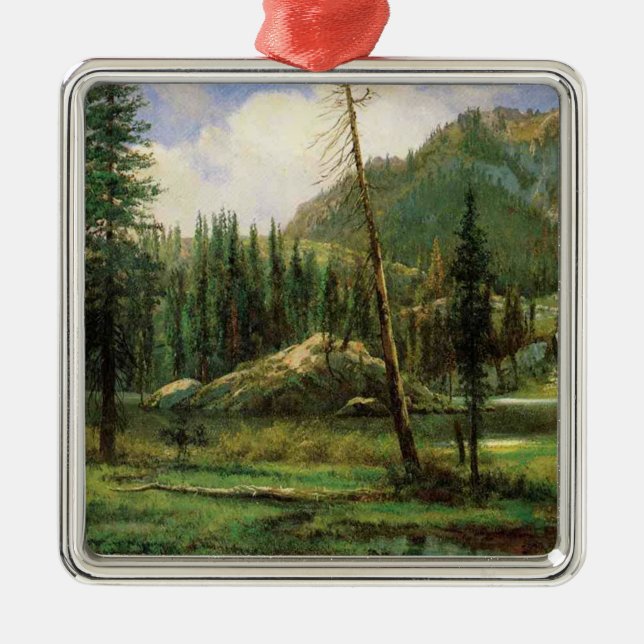 Ornamento De Metal Serra Nevada (Woodland Americana) (Frente)