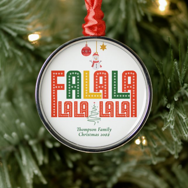 Ornamento De Metal Serviço de Carols da Igreja Karaoke de Natal Famil (Árvore)