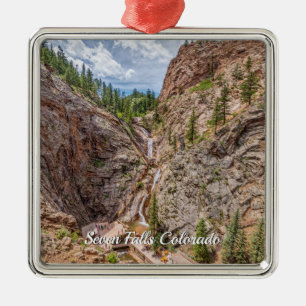 Ornamento De Metal Sete Falls Colorado Premium Ornament