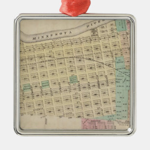 Ornamento De Metal Shakopee, o Condado de Scott, Minnesota