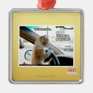 Ornamento De Metal Shh! Seja muito quieto