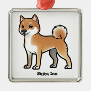 Ornamento De Metal shiba inu