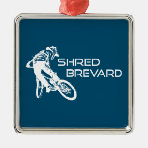 Ornamento De Metal Shred Brevard North Carolina Mountain Biking