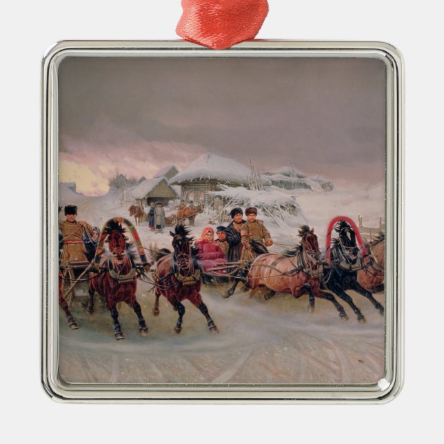 Ornamento De Metal Shrovetide, 1889 (Frente)