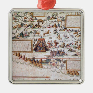 Ornamento De Metal Sibéria