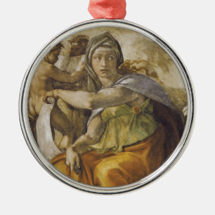 Ornamento De Metal Sibyl Delphic de Michelangelo