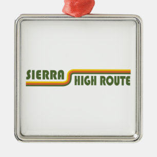 Ornamento De Metal Sierra High Route California