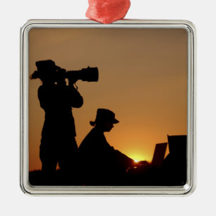 Ornamento De Metal Silhuetas