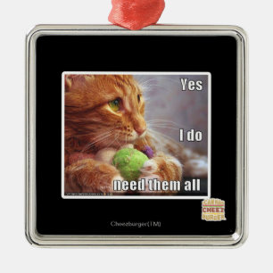 Ornamento De Metal Sim eu preciso-os todos