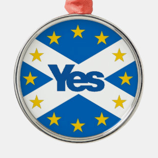Ornamento De Metal Sim para uma Escócia Europeia Independente