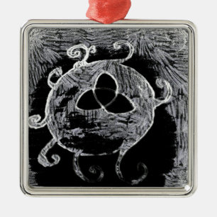 Ornamento De Metal símbolo wiccan das bruxas