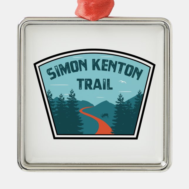 Ornamento De Metal Simon Kenton Trail (Frente)