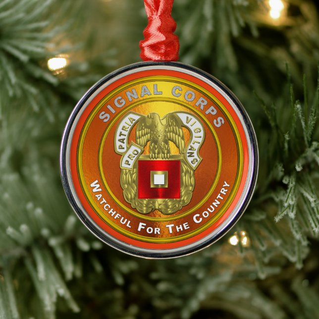 Ornamento De Metal Sinal Corps Natal (Árvore)