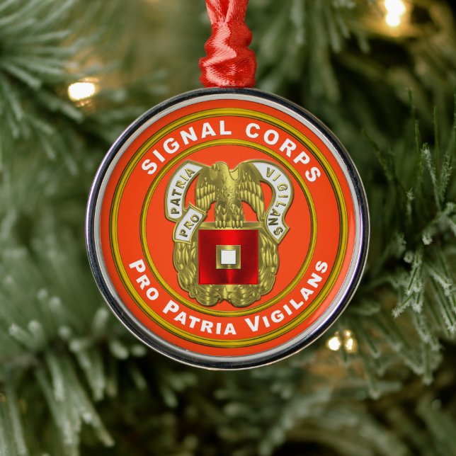 Ornamento De Metal Sinal Corps Natal (Árvore)