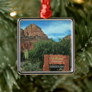 Ornamento De Metal Sinal de Arizona Sedona