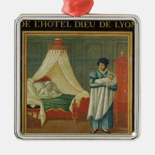 Ornamento De Metal Sinal que anuncia os serviços de uma parteira