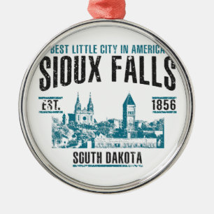 Ornamento De Metal Sioux Falls