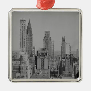 Ornamento De Metal Skyline da cidade