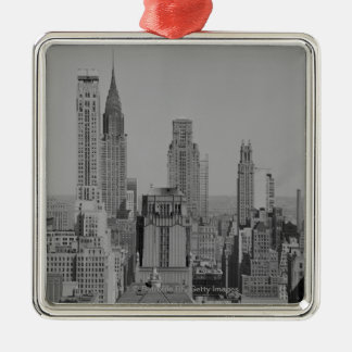 Ornamento De Metal Skyline da cidade