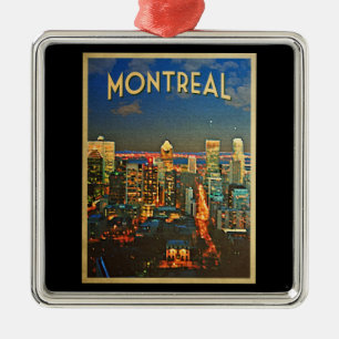 Ornamento De Metal Skyline de Montreal